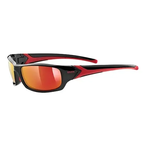 Sonnenbrille UVEX SPORTS sportstyle 211 black-red