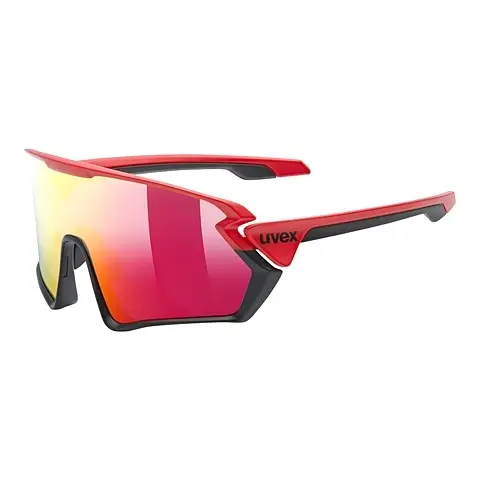 Sonnenbrille UVEX SPORTS sportstyle 231 red black mat