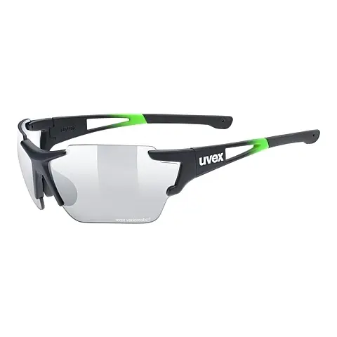 Sonnenbrille UVEX SPORTS sportstyle 803 race V black green mat