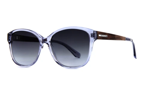 Sonnenbrille Wood Fellas Rosenau (10767 curled/crystal grey)
