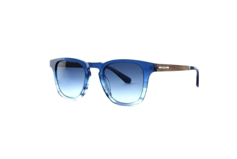 Sonnenbrille Wood Fellas Mindset (11717 walnut/blue)