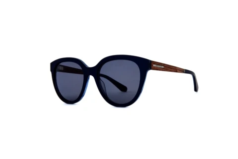 Sonnenbrille Wood Fellas Mirage (11718 macassar/blue)