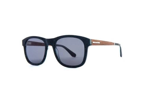 Sonnenbrille Wood Fellas Mirror (11719 macassar/blue)
